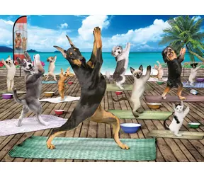 EUROGRAPHICS Puzzle Yoga im Spa XL / 500 Teile / 68 x 48 cm