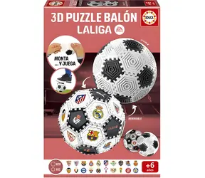 Educa 3D-Puzzle Bauen & Spielen: La Liga Fußball / 32 Teile /  12,5 cm