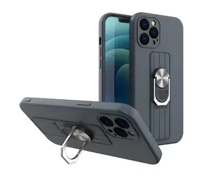 Hurtel Ring Case blau / Hülle mit Halterung und Ständer / Xiaomi Poco M4 Pro 5G / Silikon