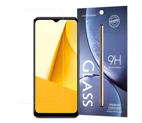 Hurtel Panzerglas 9H für Vivo Y16, Vivo Y02s / Schutzglas / 9H Härtegrad