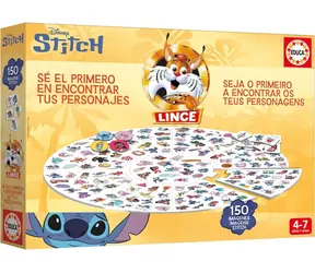 Educa Lynx Stitch Spiel: 150 Bilder / Beobachtungsspiel / 150 Karten / 4 Spieler