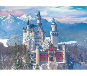 EUROGRAPHICS Puzzle Schloss Neuschwanstein / 1000 Teile / 68 × 49 cm
