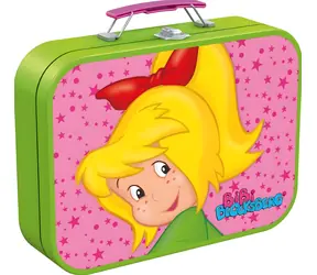 Schmidt Puzzle Kleine Hexe Bibi 4in1 / 60+60+100+100 Teile / Metallkoffer