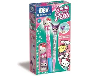 Clementoni IDEA Kreativset zum Basteln von Hello Kitty und Kuromi Stiften / ab 6 Jahren