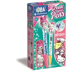 Clementoni IDEA Kreativset zum Basteln von Hello Kitty und My Melody-Stiften / ab 6 Jahren