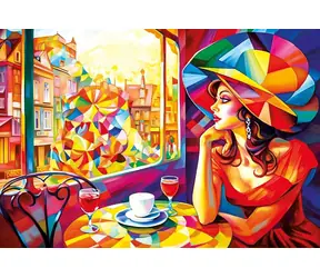MAGNOLIA Puzzle Regenbogen-Datum / 1000 Teile / 68 x 48 cm