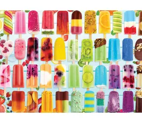 EUROGRAPHICS Puzzle Eis am Stiel Regenbogen / 1000 Teile / 68 x 48 cm