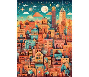 ALIPSON Puzzle Amazing City / 500 Teile