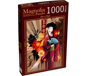 MAGNOLIA Puzzle Geisha (3501) / 1000 Teile / 48 x 68 cm