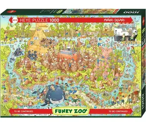 HEYE Puzzle Crazy Zoo: Australische Ausstellung / 1000 Teile / 70 × 50 cm