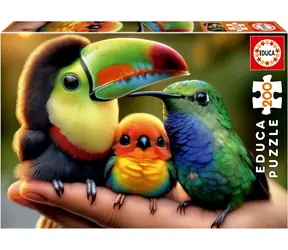 Educa Puzzle Kleine Vögel / 200 Teile