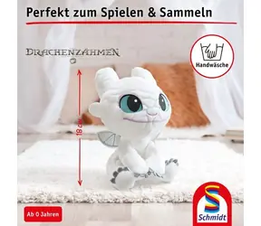 Schmidt Plüschdrache Dayshadow / Drachenzähmen leicht gemacht / 18 cm / ab 0 Monaten
