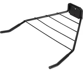 Compass Wandfahrradhalterung mit Gitter / Fahrradhalterung / Tragkraft 23 kg / Metall und Gummi / Wandmontage