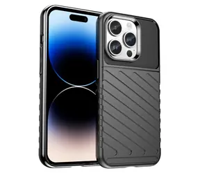 Hurtel Thunder Hülle schwarz / Schutzhülle / Apple iPhone 14 Pro Max / robustes Design