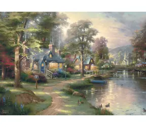 Schmidt Puzzle Native Lake / 1000 Teile / Holz / ab 12 Jahren