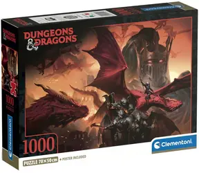 Clementoni Puzzle Dungeons & Dragons / 1000 Teile / ab 14 Jahren