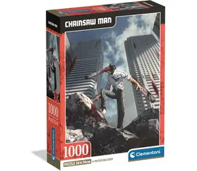 Clementoni Puzzle Kettensägenmann / 1000 Teile / ab 14 Jahren / 50 x 70 cm