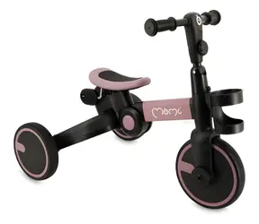 Momi Laufrad FILO 3in1 pink / ab 18 Monaten / Tragkraft bis 25 kg / faltbar / Aluminiumrahmen