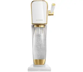 SodaStream Art Weiß-Gold / Wassersprudler / 1 Flasche / 1 CO2-Gas