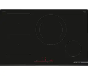 BOSCH Serie 6 PVS831HB1E schwarz / Induktionskochfeld / 80 cm / 4 Kochzonen / Home Connect / Touch-Bedienung