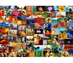 GRAPHICS Puzzle Collage: Zen / 1500 Teile / 85 x 61 cm