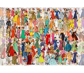 GRAPHICS Puzzle Fashion Memories / 1000 Teile / 69 × 47,8 cm