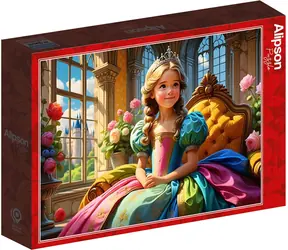 ALIPSON Puzzle Prinzessin auf dem Thron / 500 Teile