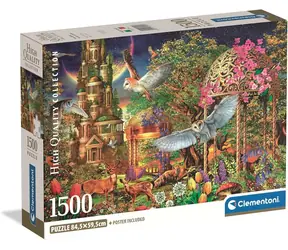 Clementoni Puzzle Waldgarten Fantasie / 1500 Teile / ab 14 Jahren