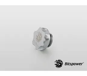 BitsPower Premium-Dichtungsstopfen G1/4, glänzend silber / Dichtungsstopfen / G1/4 Zoll
