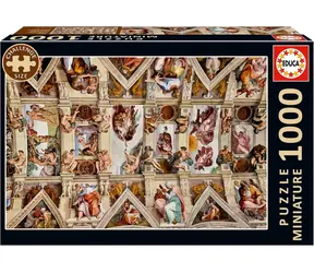 Educa Miniaturpuzzle Sixtinische Kapelle / 1000 Teile