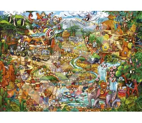 HEYE Puzzle Exotische Safari / 2000 Teile / 97 × 69 cm