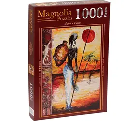 MAGNOLIA Puzzle Afrikanische Frau / 1000 Teile / 48 x 68 cm