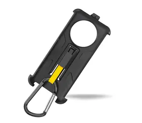 MyPhone Hülle für Hammer Iron 6 mit Karabinerhaken, schwarz / Handyhülle / 180° drehbarer Clip