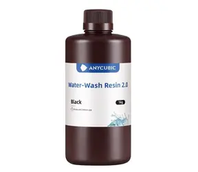 Anycubic UV Water Washable 2.0 Schwarz 1 kg / UV-Harz - Flüssigdruckmaterial / 365-405 nm