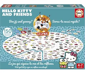 Educa Lynx Hello Kitty Spiel: 150 Bilder / Wahrnehmungsspiel / 150 Karten / 4 Spielsteine