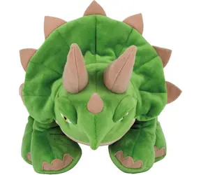 Schmidt Triceratops Plüschtier grün-beige / Jurassic World / 25 cm / ab 0 Monaten