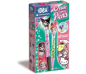 Clementoni IDEA Kreativset zum Basteln von My Melody- und Kuromi-Stiften / ab 6 Jahren