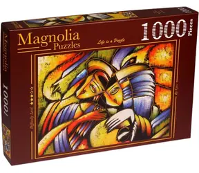 MAGNOLIA Puzzle Abstraktes Gesicht / 1000 Teile / 68 x 48 cm