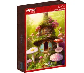 ALIPSON Puzzle Pilzhaus / 1000 Teile / 47,8 x 69 cm