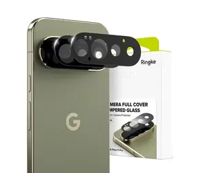 Ringke Kameraschutzglas aus gehärtetem Glas, 2 Stück, schwarz / Kameraschutzglas / Google Pixel 11 Pro