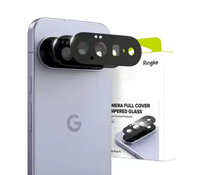 Ringke Kamera-Vollschutzhülle, 2 Stück, schwarz / Kameraschutzglas / Google Pixel 11