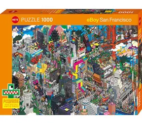 HEYE Puzzle Pixorama: San Francisco Quest / 1000 Teile / 70 x 50 cm