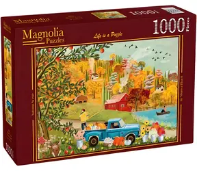 MAGNOLIA Puzzle Herbststillleben / 1000 Teile / 68 x 48 cm
