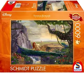 Schmidt Puzzle Der König der Löwen: Rückkehr zum Löwenfelsen / 6000 Teile / ab 12 Jahren