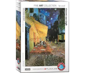 EUROGRAPHICS Puzzle Caféterrasse bei Nacht / 1000 Teile / 67,6 x 48,9 cm