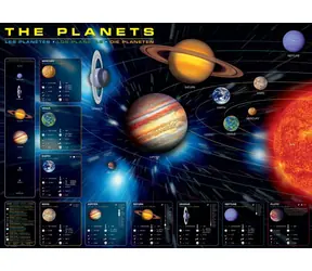 EUROGRAPHICS Puzzle Planeten / 1000 Teile / 67,6 × 48,9 cm
