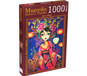 MAGNOLIA Puzzle Geisha / 1000 Teile / 48 x 68 cm