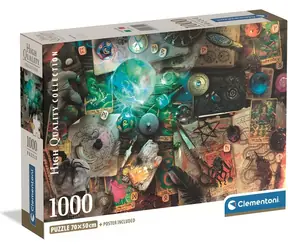 Clementoni Puzzle Maleficium - Okkulte Artefakte / 1000 Teile / ab 14 Jahren
