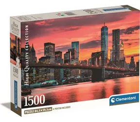 Clementoni Puzzle East River at Dusk / 1500 Teile / ab 18 Jahren
