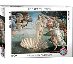 EUROGRAPHICS Puzzle Die Geburt der Venus / 1000 Teile / 67,6 × 48,9 cm